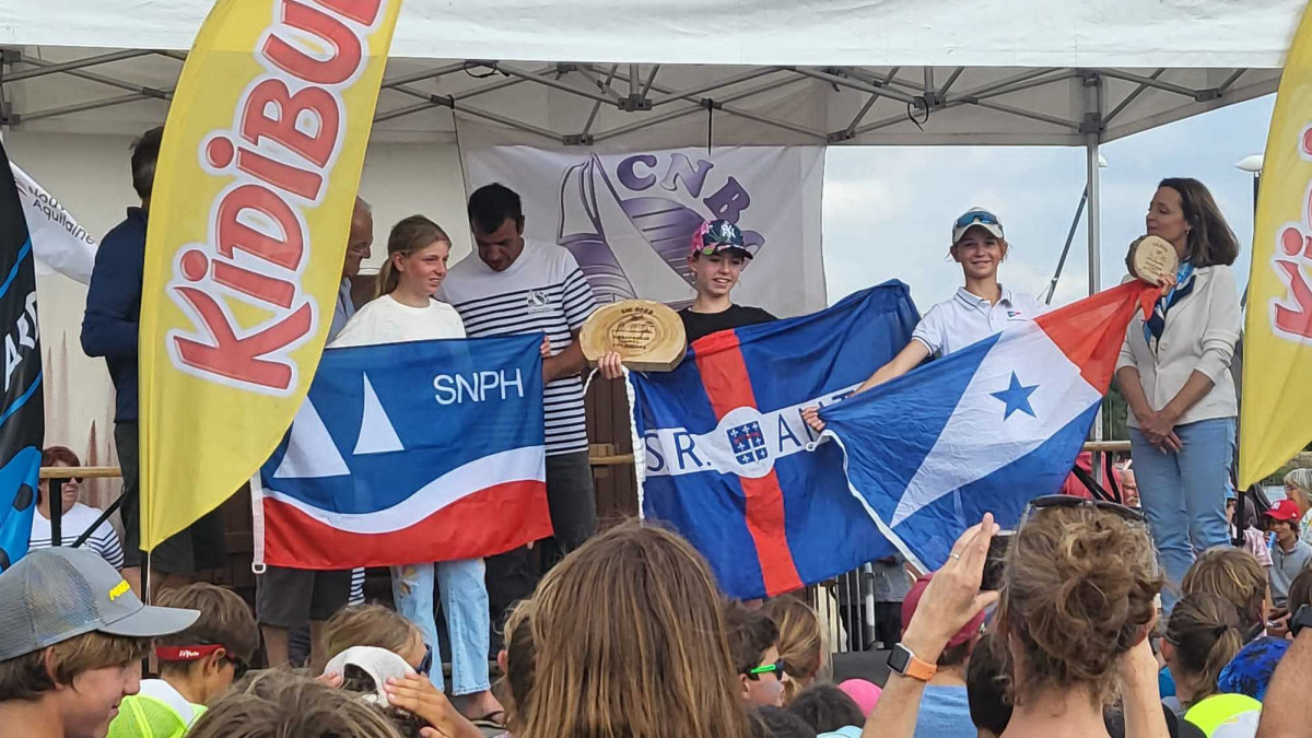 Capucine sur le podium