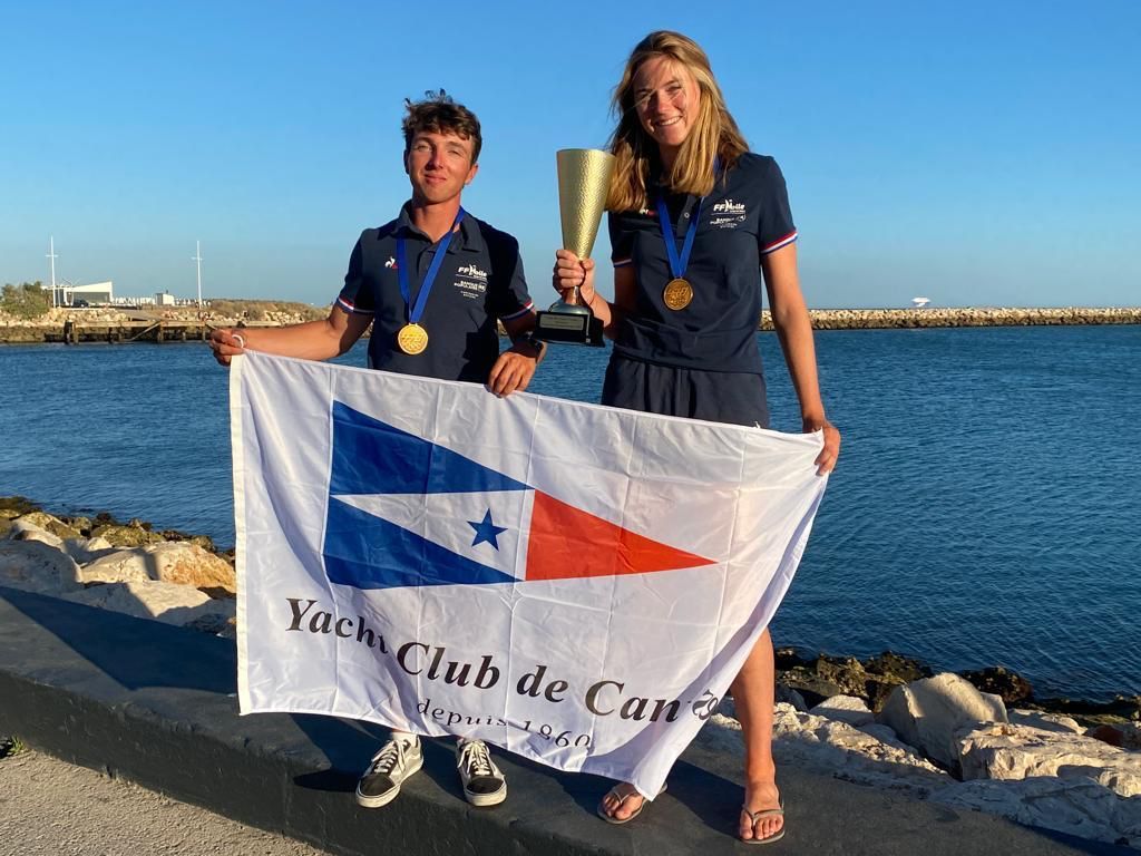 Lucie de Gennes et Matisse Pacaud, les cannois champions
